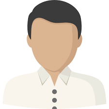 A simple vector-style illustration of a faceless male figure wearing a light-colored button-up shirt. The design is minimalistic, focusing on the silhouette and attire, devoid of any specific facial features or expressions. This character is portrayed against a plain background, emphasizing a professional and neutral appearance suitable for various contexts.