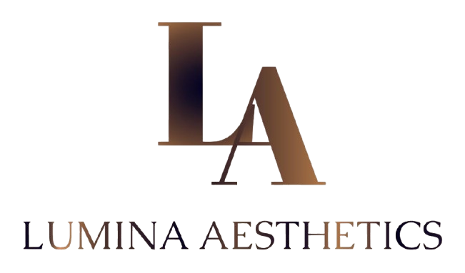 An logo of lumina aesthetics site that developed in wordpress CMS.