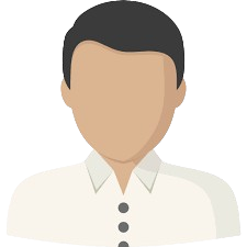 A simple vector-style illustration of a faceless male figure wearing a light-colored button-up shirt. The design is minimalistic, focusing on the silhouette and attire, devoid of any specific facial features or expressions. This character is portrayed against a plain background, emphasizing a professional and neutral appearance suitable for various contexts.